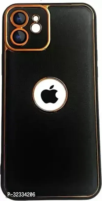 KUMAR TRADERS Back Cover for Apple iPhone 12 Black Hard Case Pack of 1