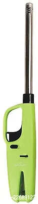 Adjustable Flame Gas Kitchen Lighter with Gas Refill (GREEN)-thumb0