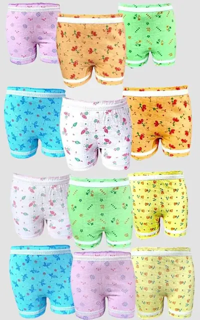 Stylish Panty For Girls (Multicolor, Pack Of 12)