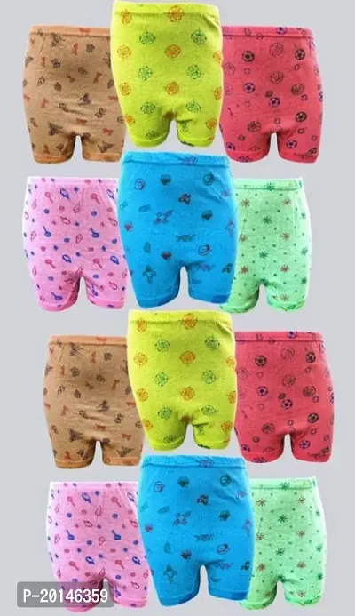 Stylish Panty For Baby Girls (Multicolor, Pack of 12)