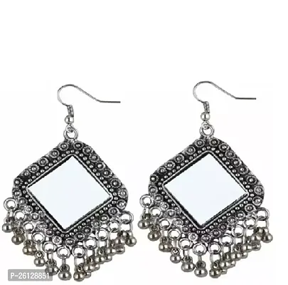 Elegant Silver Alloy Studs Earrings For Women-thumb0