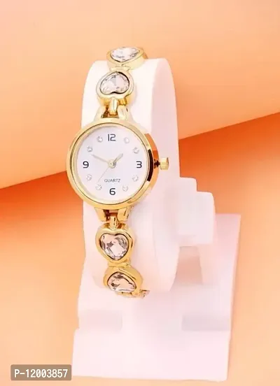 Stylish Metal Analog Watches For Women- 2 Pieces-thumb2