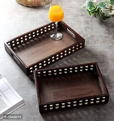 Classic Serving Tray Set Of 2