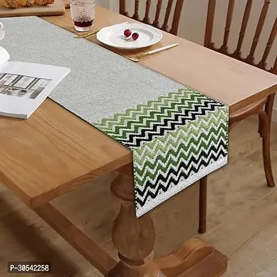 Dining Table Cotton Heat Resistant Runner in Zig-zag Patterns 4 Seater(14x60 Inch)