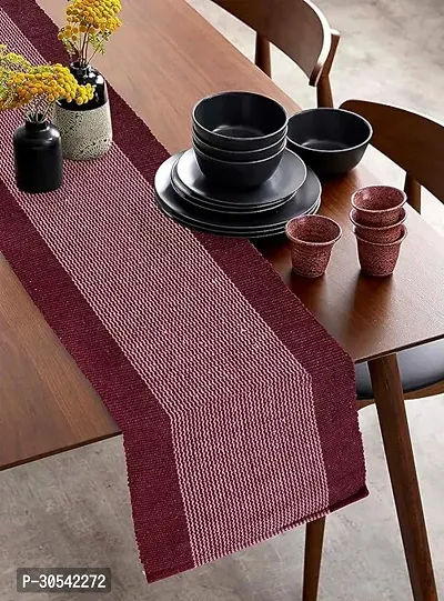 Cotton Dining Table Runner Reversible Washable 6 Seater (13x72 Inch)-thumb0