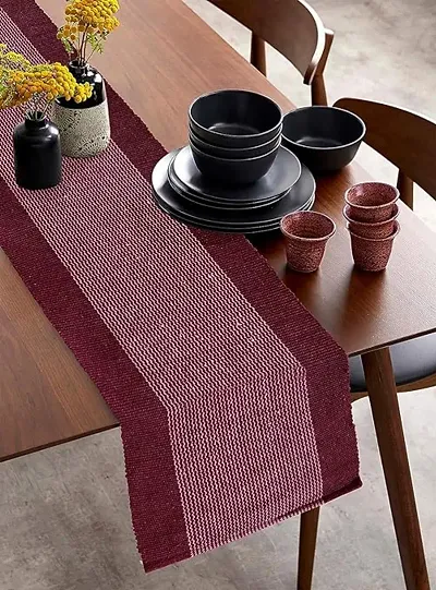 Alef Dining Table Runner The Style of Our Table Linen and Dining Rooms and Table Decorations 14x72 Inch -