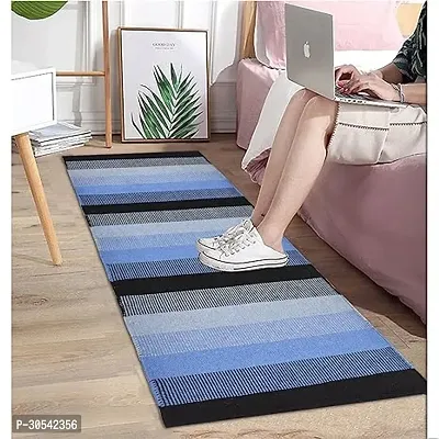 Hand-Woven Pure Wool Carpet Runner 20x48 Inch