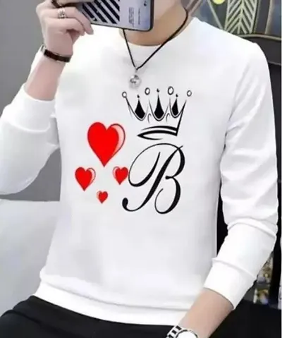 Stylish Long Sleeve Round Neck Tees For Men