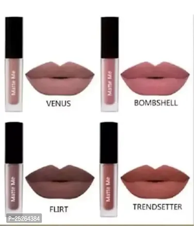 Combo Of Red Shade Matte Long lasting Stick Lipstick Smudge proof And Waterproof-thumb0