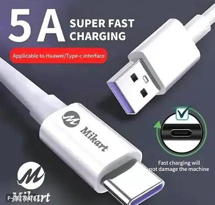 Type-C Fast Cable Original Charger Cable With Data Sync-thumb0