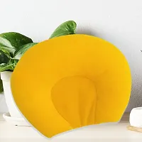 New Born Baby Soft Head Support Pillow with Mustard Seeds (New Born 0-9 Months Age Group)-thumb1