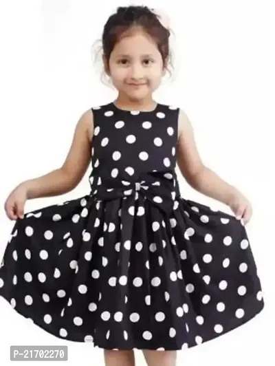 Stylish Cotton Blend Frocks For Girl-thumb0