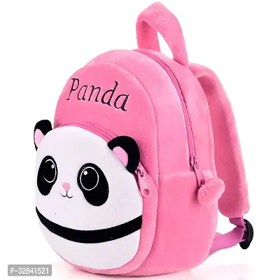 Elegant Pink Velvet Soft Plus School Backpacks For Kids-thumb2