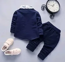 Stylish Fancy Cotton Top With Bottom Wear Clothing Set For Kids-thumb1