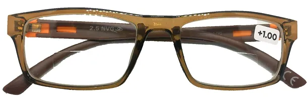 Reading Glasses Color with 0.00 Plano and +1.00 addition (+1.00 Dioptre Glasses)