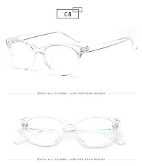 lensadda Blue Ray Blocker Full Rim Cat Eye Women's Glasses (Transparent)-thumb3