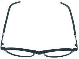 LensAdda Full Rim Round Men and Women's Spectacle Frame (Black)-thumb1