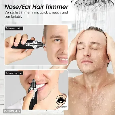 Modern Painless Nose and Ear Trimmer for Men and Women Grooming Kit-thumb3