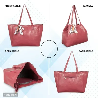 DaisyStar Women Fashion Handbags Tote Purses Stylish Ladies Women and Girls Handbag for Office Bag Ladies Travel Shoulder Bag Tote for College Girls Dirty Pink_Handbag_51-thumb5