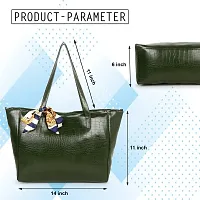 DaisyStar Women Fashion Handbags Tote Purses Stylish Ladies Women And Girls Handbag for Office Bag Ladies Travel Shoulder Bag Tote for College Girls Rangoon Green_Handbag_52-thumb1