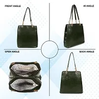 DaisyStar Women Fashion Handbags Tote Purses Stylish Ladies Women And Girls Handbag for Office Bag Ladies Travel Shoulder Bag Tote for College Girls Rangoon Green_Handbag_47-thumb3