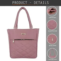 Blessing always Women Fashion Handbags Tote Purses Stylish Ladies Women and Girls Handbag for Office Bag Ladies Travel Shoulder Bag Tote for College Girls (Pink)-thumb2