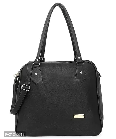 DaisyStar always Women Fashion Handbags Tote Purses Stylish Ladies Women and Girls Handbag for Office Bag Ladies Travel Shoulder Bag Tote for College Girls Green_Handbag_102 (black)-thumb0