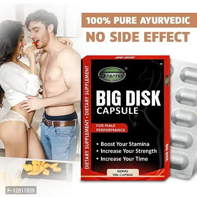 Essential Big Disk Capsule Sexual Capsule For Long Sex Power Sexual Stamina Capsule Sex Capsule To Reduce Sex Problems For Satisfaction-thumb0