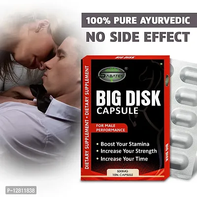 Essential Big Disk Capsule Sexual Capsule For Long Sex Power Sexual Stamina Capsule Sex Capsule To Reduce Sex Problems For More Stamina-thumb0