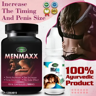 Essential Menmaxx  Male Pro Capsule With Sex Power Oil For Ling Booster Long Time Sex Power Powerfull Men Formula More Stamina-thumb0