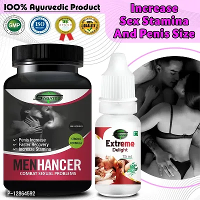 Essential Menhancer  Extreme Capsule With Sex Power Oil For Ling Booster Longer Harder Orgasm Size Powerfull Men Formula More Power-thumb0