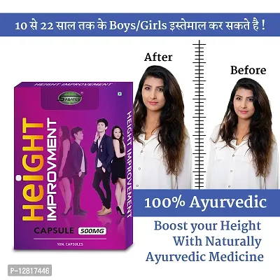 Essential Height Improvement Capsule For Body Growth Height Incraese Capsule Height Capsule Improves Bones Length  Density