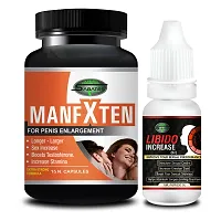 Essential Manfxten  Libido Capsule With Sex Power Oil For Ling Booster Longer Bigger Size Powerfull Men Formula Double Power-thumb1