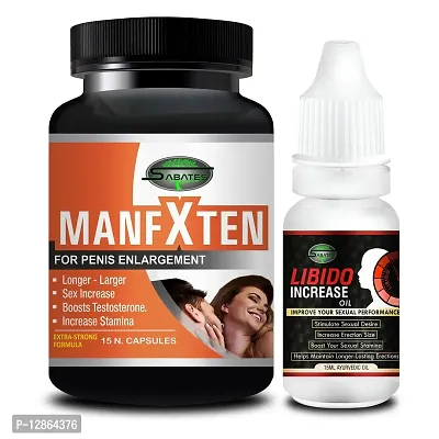 Essential Manfxten  Libido Capsule With Sex Power Oil For Ling Booster Longer Bigger Size Powerfull Men Formula Double Power-thumb2