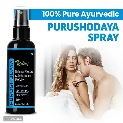 Essential Purushodaya Spray Sex Oil Sexual Oil Ling Long Oil For Longer Bigger Orgasm - More Stamina