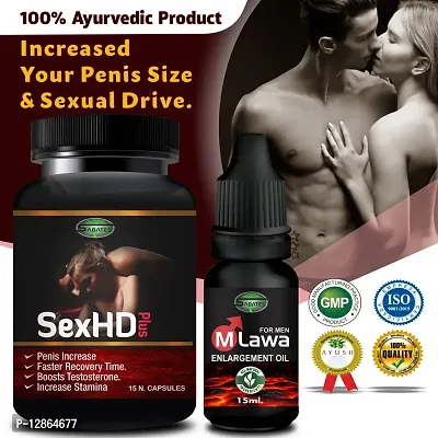 Essential Sex Hd Plus  M Lawa Capsule With Sex Power Oil For Ling Booster Longer Harder Orgasm Size Powerfull Men Formula Double Power-thumb0