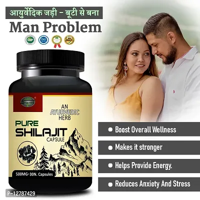 Essential Pure Shilajit Capsule For Longer Bigger Size Sexual Capsule Reduce Sex Delay, Sex Capsule Boosts More Stamina-thumb0