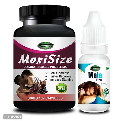 Essential Moxi Size  Male Pro Capsule With Sex Power Oil For Ling Booster Provides Sex Satisfaction Powerfull Men Formula Double Power-thumb2