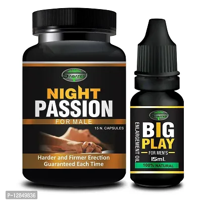 Essential Night Passion  Big Play Capsule With Sex Power Oil For Ling Booster Provides Sex Satisfaction Powerfull Men Formula For Energy-thumb2