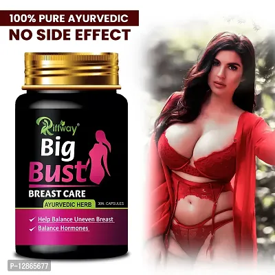 Essential Big Bust Breast Capsule To Increase Your Chest Beautiful Figure Promotes Women Size By Two Cups Balance Harmone-thumb0