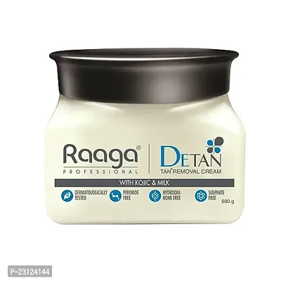raaga professional detan tan removal cream with kojic  milk 500g