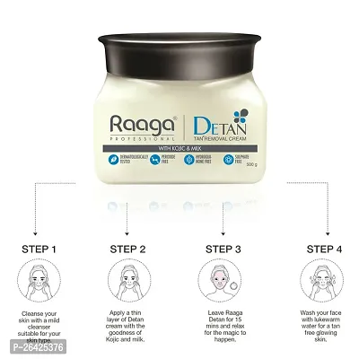 Raaga Professional De Tan Removal Creme With Kojic  Milk(500 gm)-thumb4