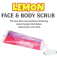 lemon Face and Body Cleansing Scrub Gel (200 ml)-thumb1