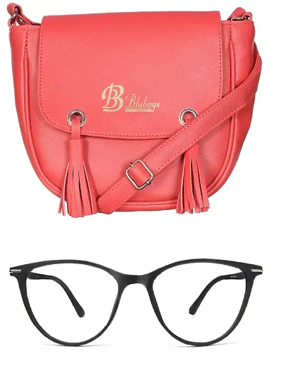 BLUBAGS Women's Handbag  Spectacle Cat Eye (Blu-110 Pink)