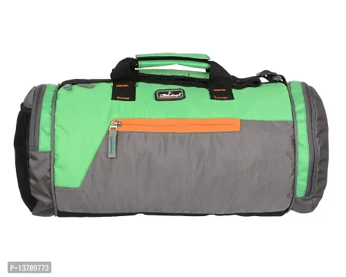 blubags Duffel Gym Bag,Shoulder Bag for Men  Women with Shoe Compartment (Parrot Green)