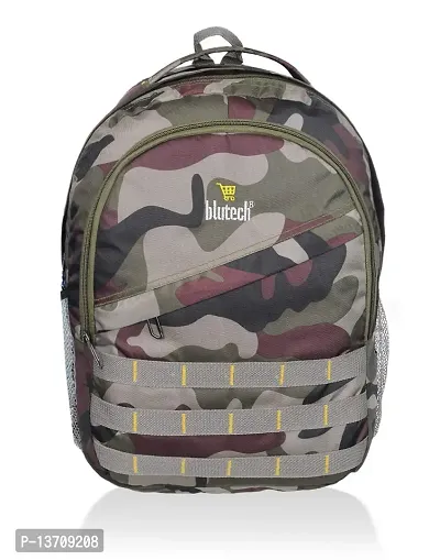 Blubags Latest 2019 Digital Printed Backpack for All Genders School l Collage l Travel (Military Green)