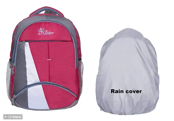 Blubags Waterproof Rain Cover School Backpack  Also for Laptop l College l Casual Bags (Redd)-thumb0