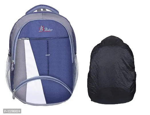 Material Canvas and Polyester, Compartment 3, School Bags for Kids, Picnic Bags (Navy Blue)