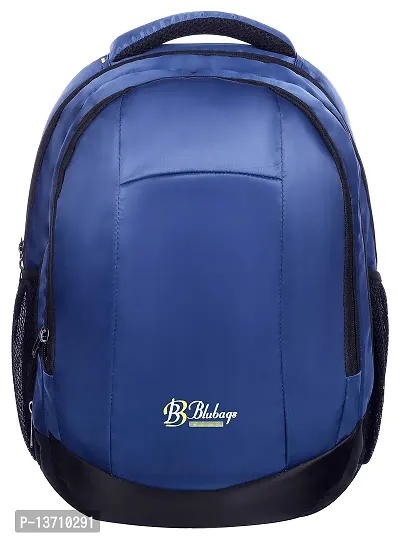 BLUBAGS NB-1 32 L College/ School/ Office/ Casual/ Travel Backpack with 15.6 laptop compartment, suitable for men  women, stylish  durable, made with polyester, 1 year warranty - Navy Blue