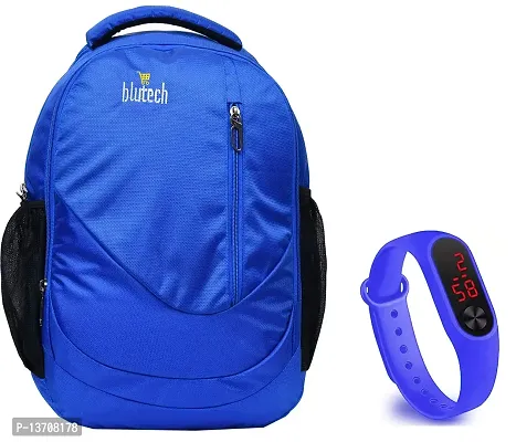 College School Book Bag Laptop Computer,Travel Backpacks Laptop Bag for Women Men (Blue)-thumb0